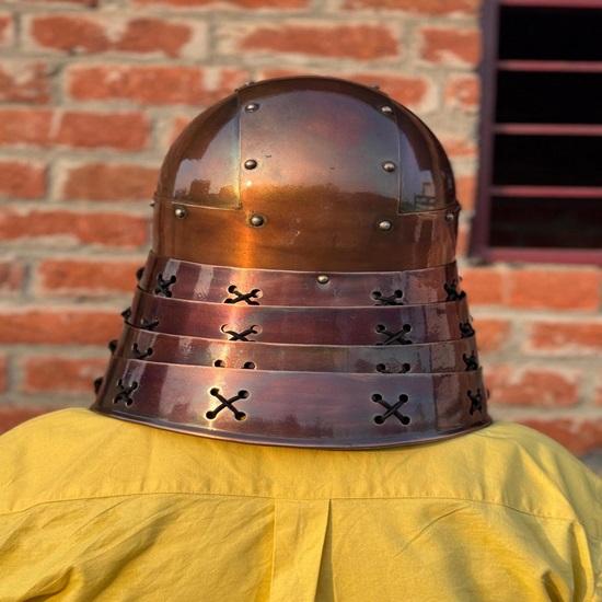 Helmet, Fantasy SCA LARP Helmet, Sengoku Bashara Anime Cosplay Helmet, Medieval Casco Samurai Helmet