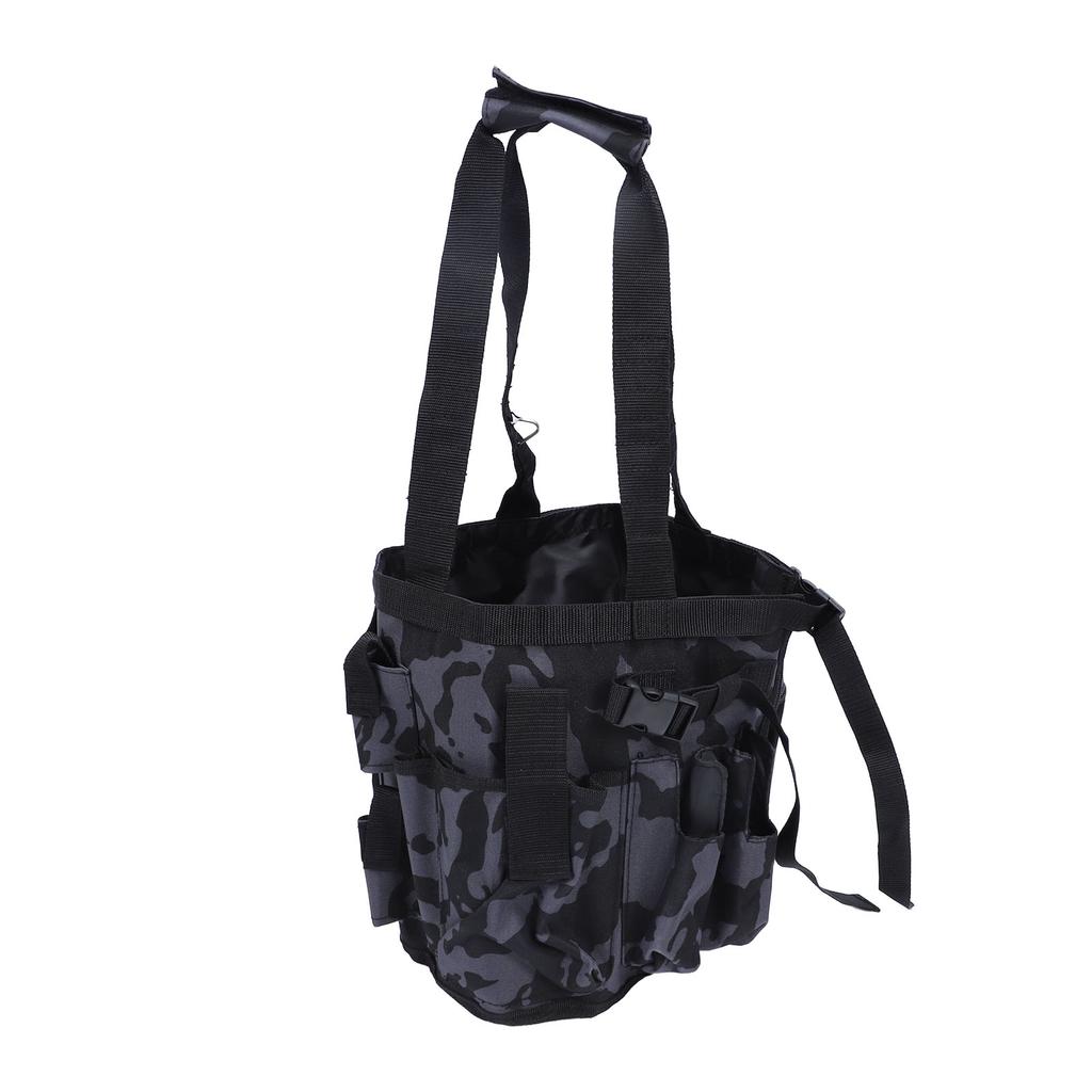 Fishing Bucket Storage Bag 600D Oxford Fabric Camouflage Fishing Bucket Tool Organizer for 5 To 6