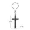 Cross Whistle Stainless Steel Keychain Creative Fun Design Hip Hop Couple Style Practical Backpack Pendant