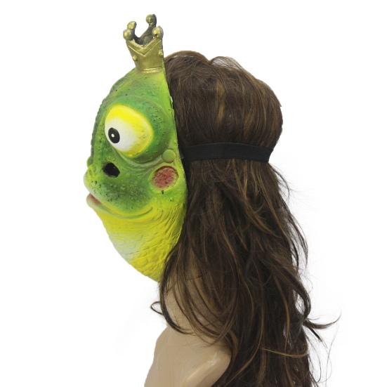 Frog Masque Novelty Adult Animal Masque Props Halloween Role Play Costume Accessories for Halloween Cosplay Parties Stage Performance