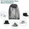 Outdoor Fishing Bee Bite Hat Mesh Cover Mosquito Insect Head Bug Face Fishing Mesh Hat Camping F5H9