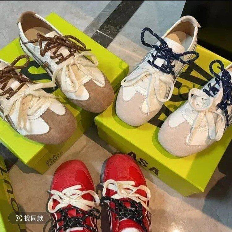 Niche Retro Forrest Gump Training Shoes Women's Spring 2025 New Inner Height Increase Versatile Flat-bottomed Casual Sports Shoes