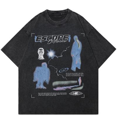 2024 Streetwear Engraçado Harajuku Gráfico Unissex T-Shirt