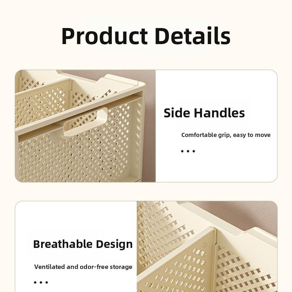 Portable Foldable Storage Basket Large Capacity Books Sorting Box Book Frame School