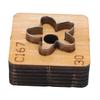 Leather Cutting Die Flower Shaped Metal Leathercraft Cutter Punching Mold Crafting Tool for Paper Art