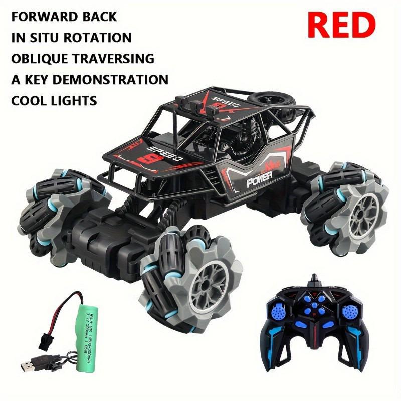 In Stock S611 Stunt 2.4G RC Climbing Car - One-Key Demo, Sideways Moving, Off-Road Toy Gift