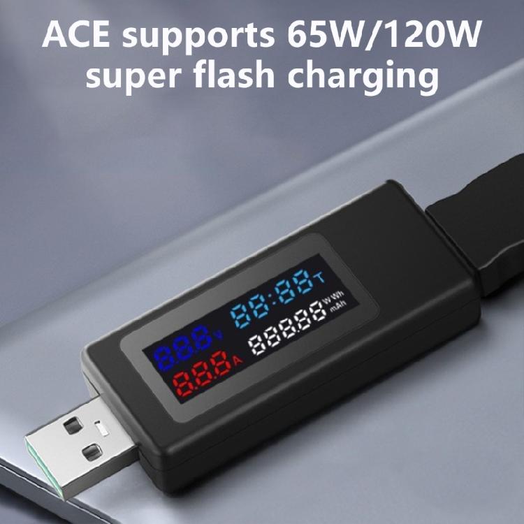 Highly Power USB Tester USB Multimeter Voltage Current Detectors Supporting 195W Fast Charging for Various Devices
