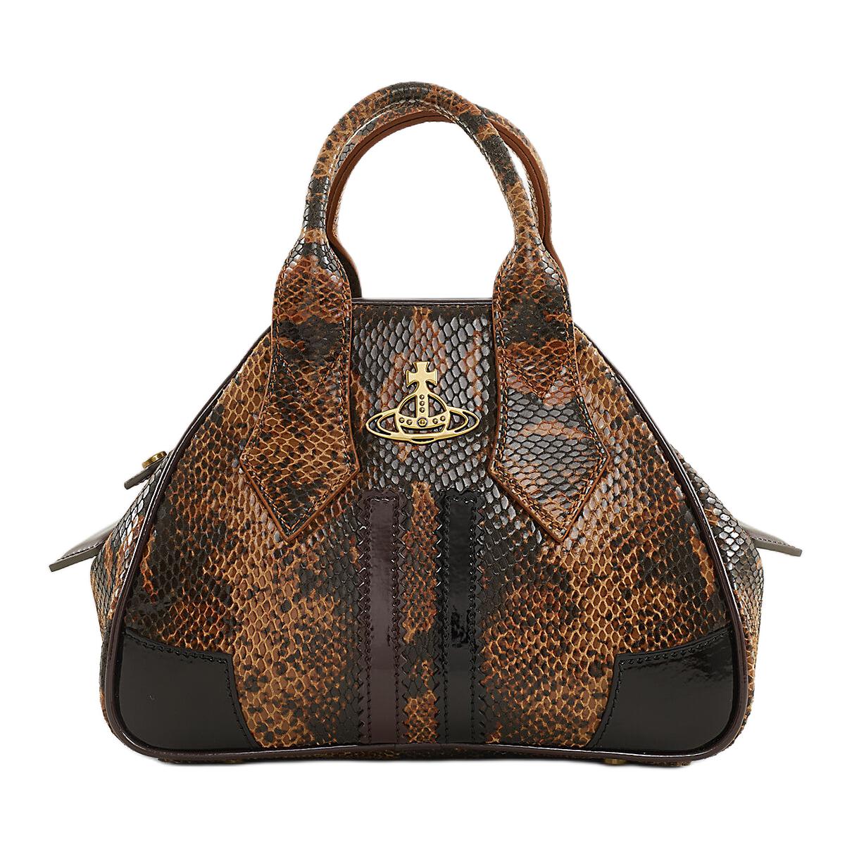 

Vivienne Westwood Saturn Logo Detachable Shoulder Strap Leather Handbag Women handbags Dark-Brown 8050889988175 Basic Set (Bag+Dust Bag)