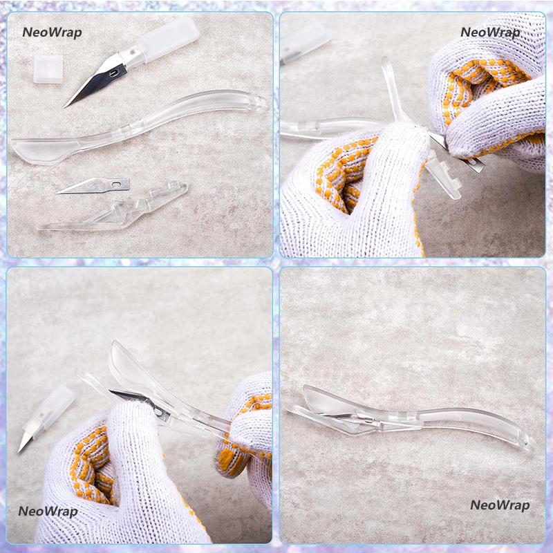 Multipurpose Vinyl Film Cutter - Safety Hidden Blade Tool for Gift Wrapping & Car Wrapping