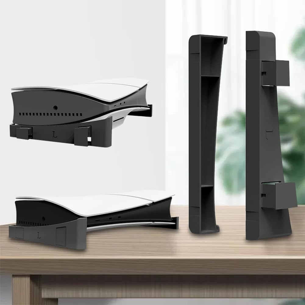 Lateral Placement Protect your precious console with drop prevention and heat PS5 horizontal PS5 PS5 PS5 console horizontal stand for standard and