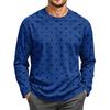 Men's Corduroy Long Sleeve Neck Top for Casual Everyday Wear