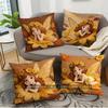 Sunflower Fairy Elf Throw Pillow Covers Pattern Cushion Cover Suitable For Sofa Bedroom Car Pillow Cover