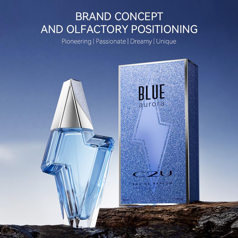Blue Aurora Trace Perfume for Women – Marine Long-Lasting Luxury EDP 75ml