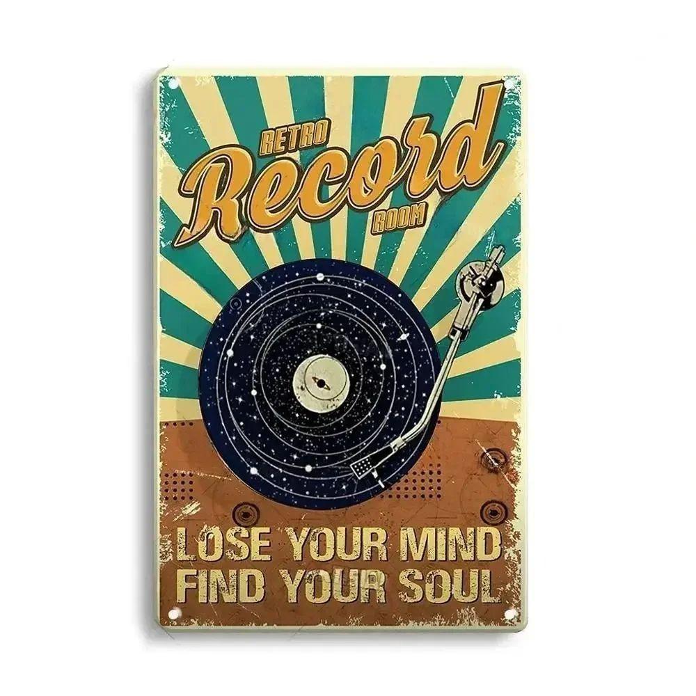 "Let The Music Be Your Master" Music Theme Metal Panel Wall Decor