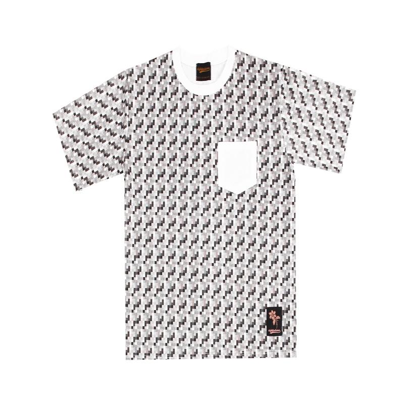 Eight Volume Ev Mosaic White Tee White