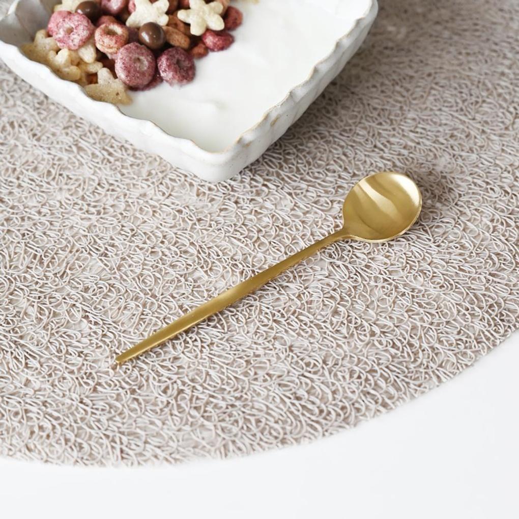 Avella Matte Stainless Steel Teaspoon Gold