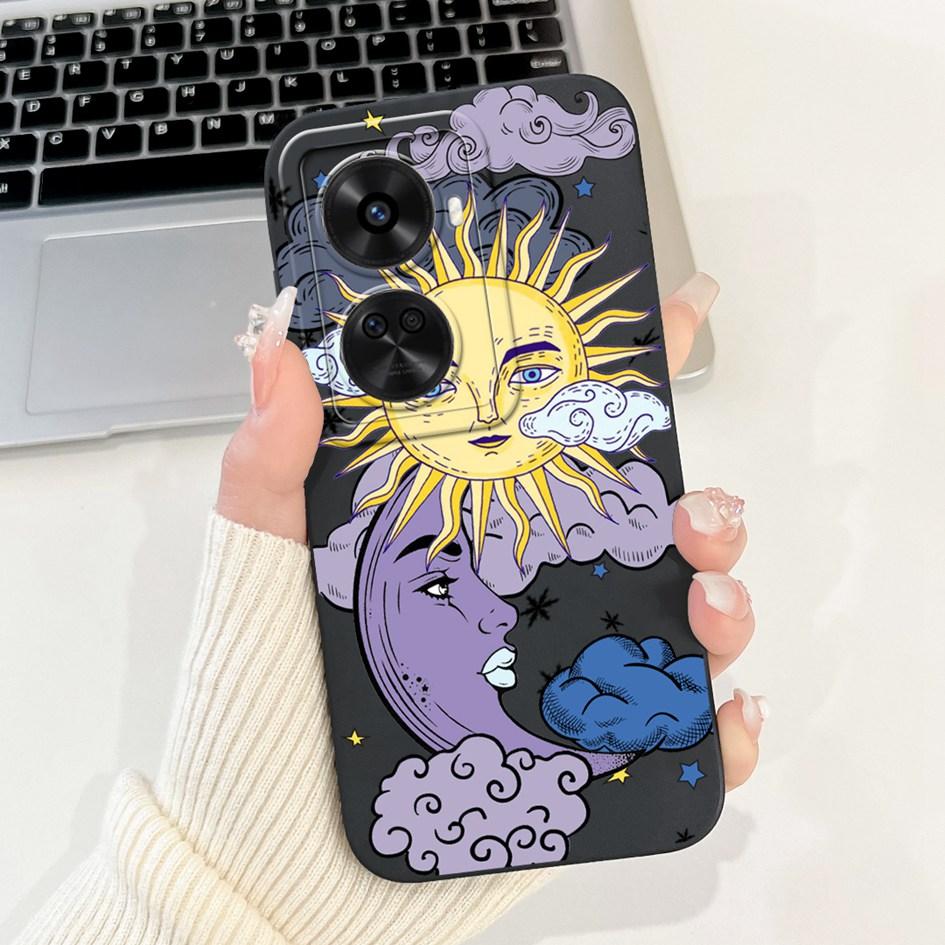 Nova 12 SE Hülle Für Huawei Nova 12 SE Cover 2024 Mode Bemalt Flüssigsilikon Anti-Fall Schutz Stoßfänger Für Nova 12SE Funda