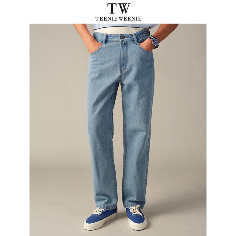 Teenie Weenie Men's Loose Fit Straight Denim Jeans