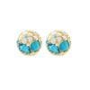 Runde Super-Flash-Strassstein-Blumenohrringe Damen Nischen-Design Hochwertige Steckerohrringe Sommer Leichter Luxus