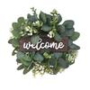 Artificial Eucalyptus Wreath Door Decor Wedding Party Home Decoration 30cm Green Foliage Garland