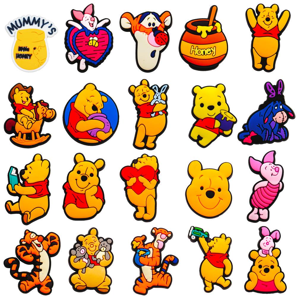 Winnie the Pooh Pen Clip & Personalized Straw Decoration Accessories