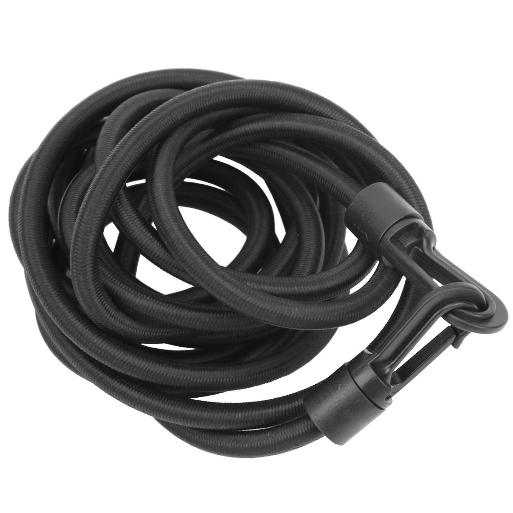 Kayak Elastic Rope Latex Canoe Bungee Cord Lightweight Boat Accessory with Hooks 6mm x 2.5m