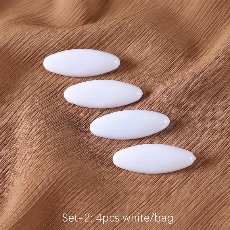 8Pcs/set High Quality Solid Color Plastic Brooch Needle Muslim Scarf Accessory Islamic Turban Safety Pins Elegantly Hijab Brooch