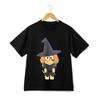 Cute Cartoon Witch Dog Indy Printed T-Shirt - Unisex Casual Short Sleeve