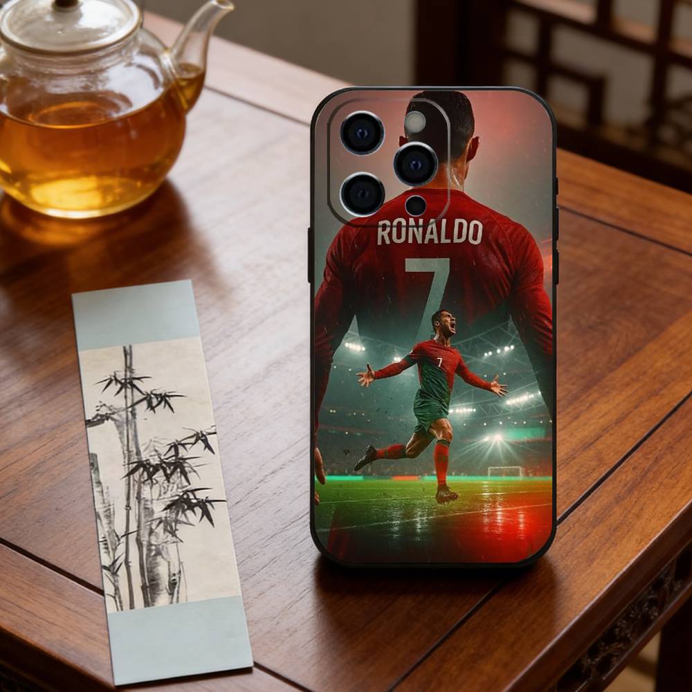 Cristiano Ronaldo Handyhülle Silikon Weich Für IPhone 17 16 15 14 13 12 11 X XR Plus Pro Max Plus