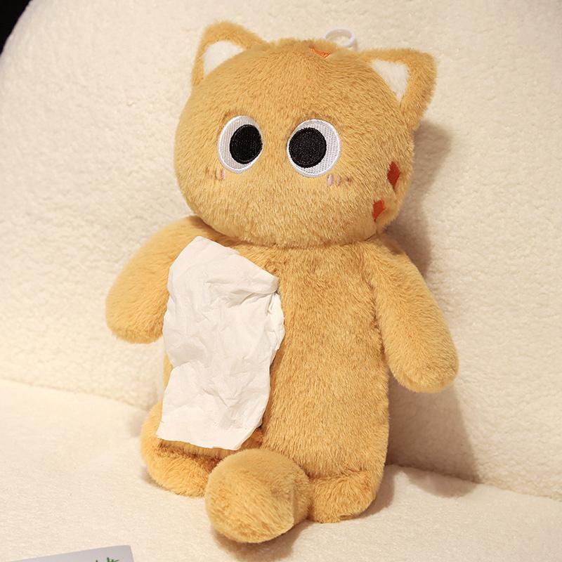 

30cm/35cm Multipurpose Cute Cat Plush Toy Used Ideal For Storing Things Tissue Pen box Imaginative Toysets Kid Birthday Surprise Gift Idea Home Car