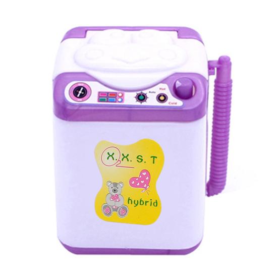 Doll Washing Machine Cute Colorfast Silicone Mini Washing Machine Toy Doll