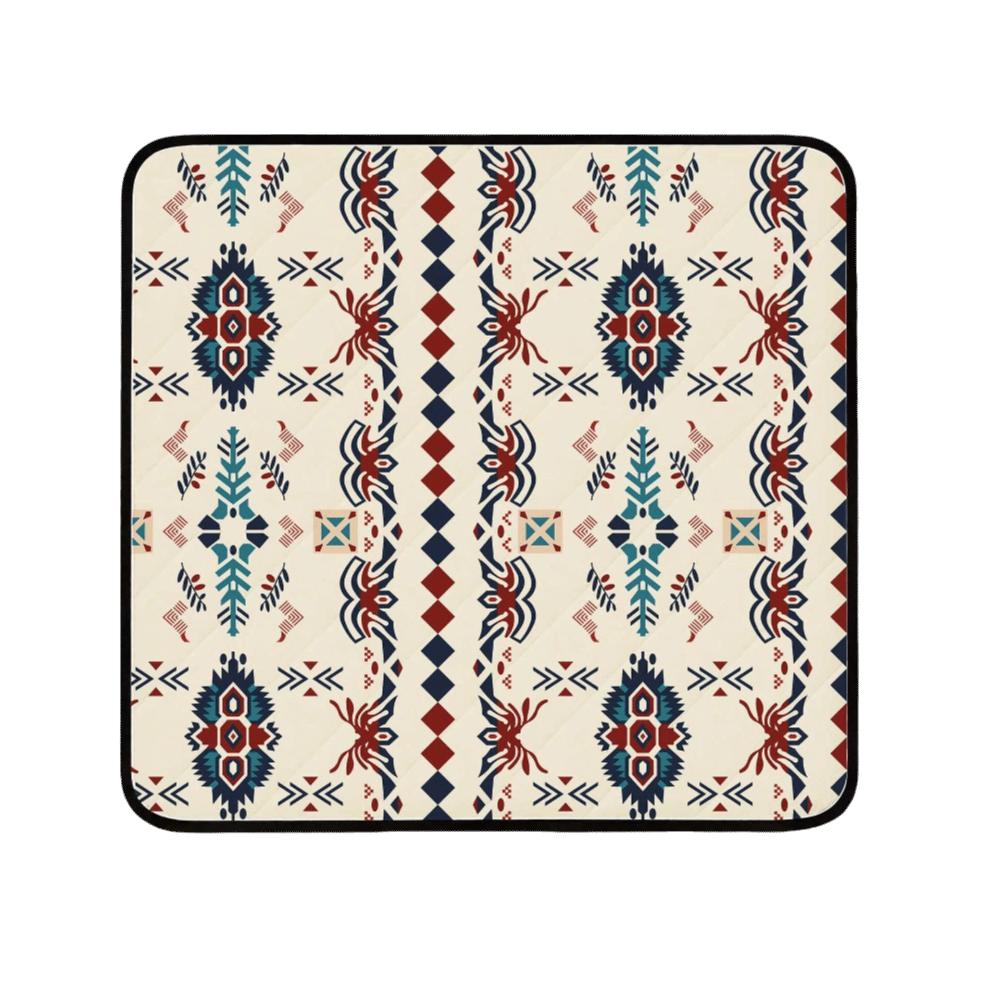 Moisture-Proof Picnic Mat Thickened Beach Mat Canvas Material Outdoor Mat  Camping Style 11