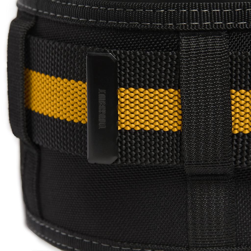 TOUGHBUILT Padded Belt with Heavy Duty Buckle, Black TB-CT-41P