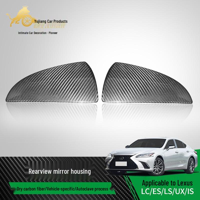 Autocolante Oglindă Retrovizoare din Fibră de Carbon Lexus ES/LS/LC