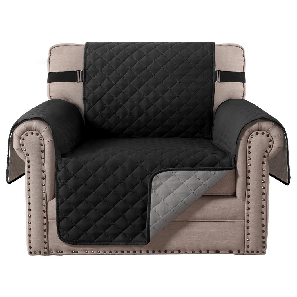 1/2/3/4 Seater Recliner Sofa Cover Water Repellent Sofa Cushion Solid Color Relax Lounger Slipcovers Couch Towel Armchair Covers