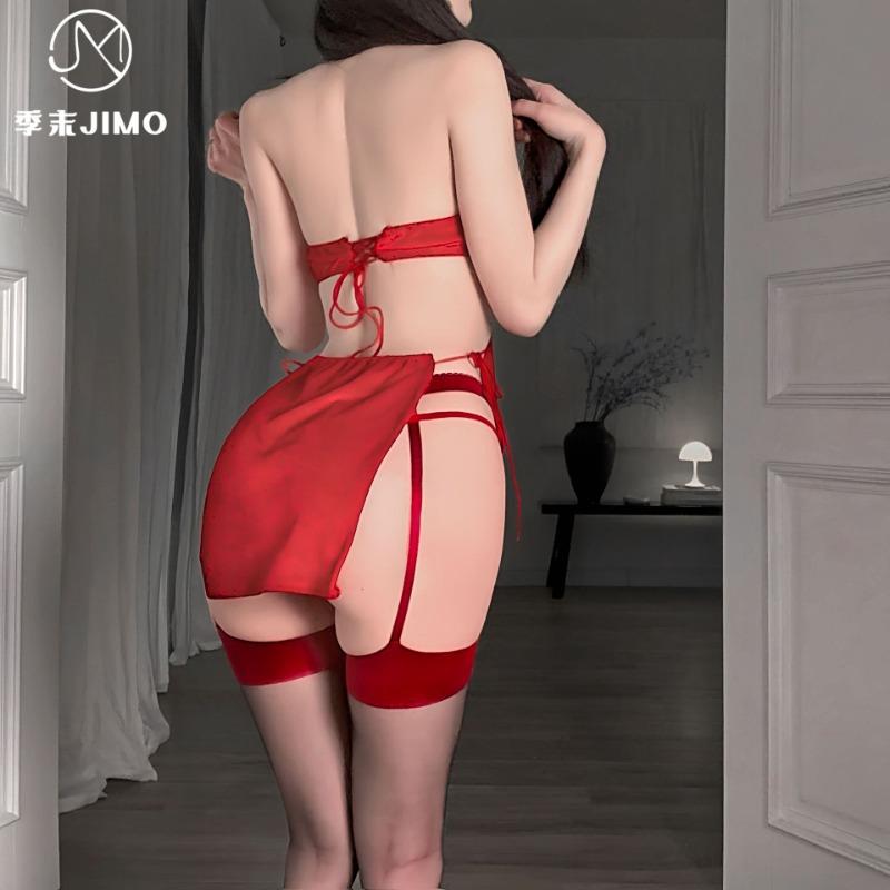 Sexy Lingerie Hot Passion Suit Sexy Cheongsam Free Uniform Temptation Bed Suspender Stockings