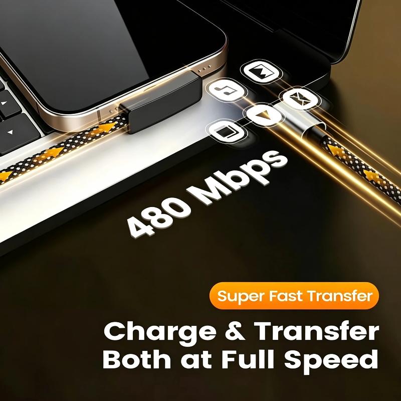 90-Degree Usb Type-C Cable – 100W Fast Charging & Data Transfer – Portable Compatible With Various Type-C Phones