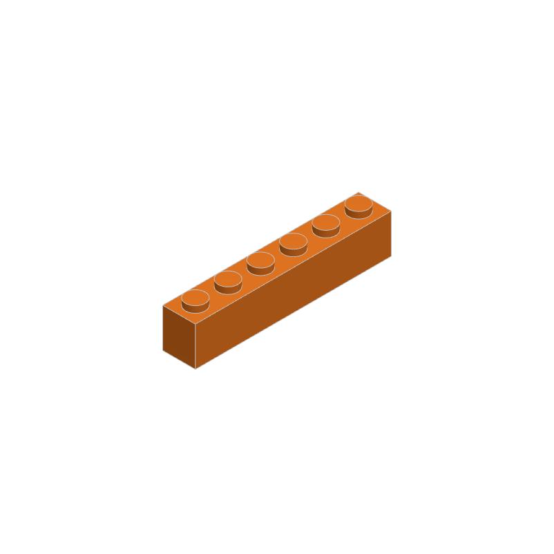 50g/21Pcs 3009 1x6 Block Moc High 6 Hole Color Accessories Compatible with Brick DIY Children's Toy Assembly Gift Storage
