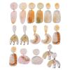 4 Pcs Multiple Styles Earring Combination Keychain Silicone Mold Epoxy DIY Craft