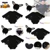 Boys And Girls European And American Style Halloween Batman Hat Long Sleeve Jumpsuit Set