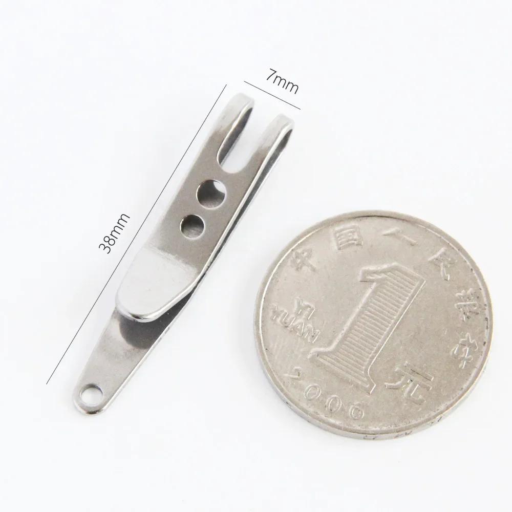 1PC Multitools Carabiner Pocket Clip Stainless Steel Bag Waist Belt Hanging Clip Mini Metal Key Buckle Holder Outdoor Tools