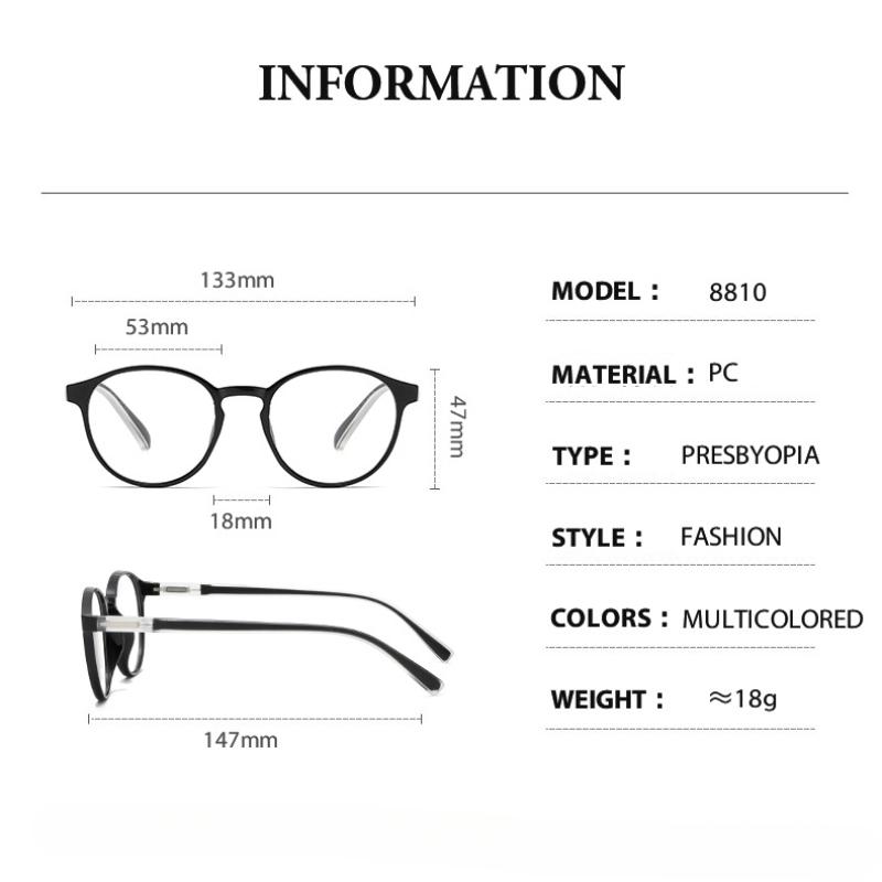 Fashion High-definition Anti Blue Light Reading Glasses Men Women Leopard Print Full Frame Portable Presbyopia Eyeglasses