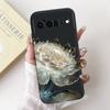 Beautiful Floral Painting Phone Case For Google Pixel 6 Pro 6a Black Silicone Soft Cover For Google Pixel6 6a 6Pro Cases Bumpers