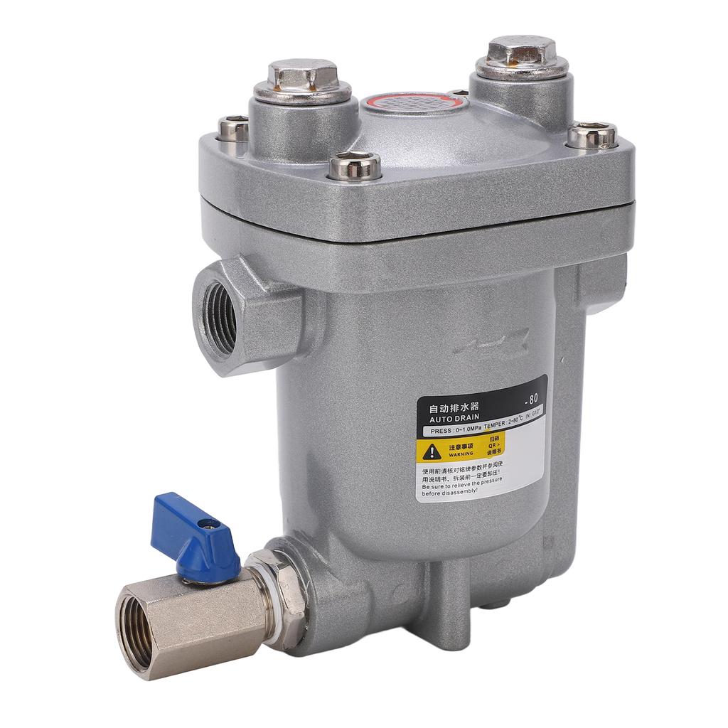 Automatic Drain Valve High Pressure Floating Design Anti Clogging Air Tank Automatic Drain Trap Water Drainer ADTV 80