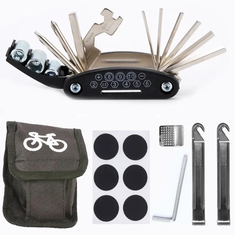 16 In 1 Multifunctional Hex Wrench Tool Set Portable Screwdriver Repair Kit for Motorcycle BicycleBikeFurniture Home Maintenance