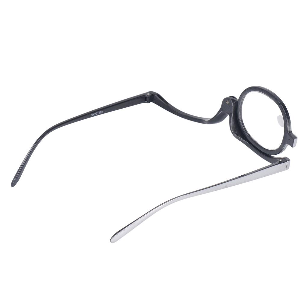 Magnifying Makeup Glasses Folding Single Lens Eye Makeup Glasses for Women Grandmother +3.00