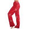 Women  Winter Plaid Pants Full Length Long Trousers Sports Pants