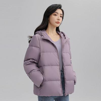 Daunenjacke Damen Neu Winter Modisch Temperament Einfach Verdickt Kurz Altersmildernd Brotjacke Kokonjacke