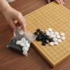 100/160/360 Stück Kleine Go-Spielsteine Harz-Handwerk Schachsteine Kreatives Denkspiel Für Erwachsene Geburtstagsgeschenk Go-Spielbrett-Set