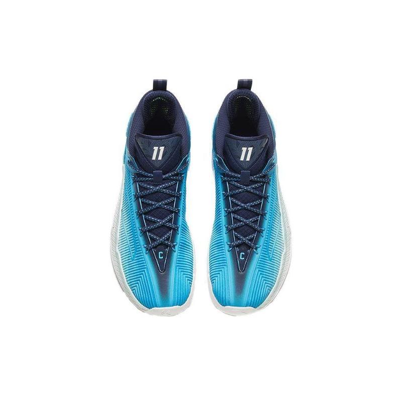 Anta KT9 Thompson 9 Water Rhyme Men Mid Top Basketball Shoes Blue 112341101-7